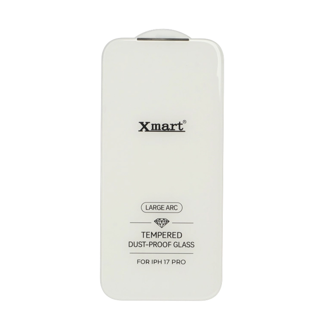 محافظ صفحه نمایش شیشه ای بدون حاشیه توری دار Xmart 3D Large Arc مدل Apple iPhone 17 Pro